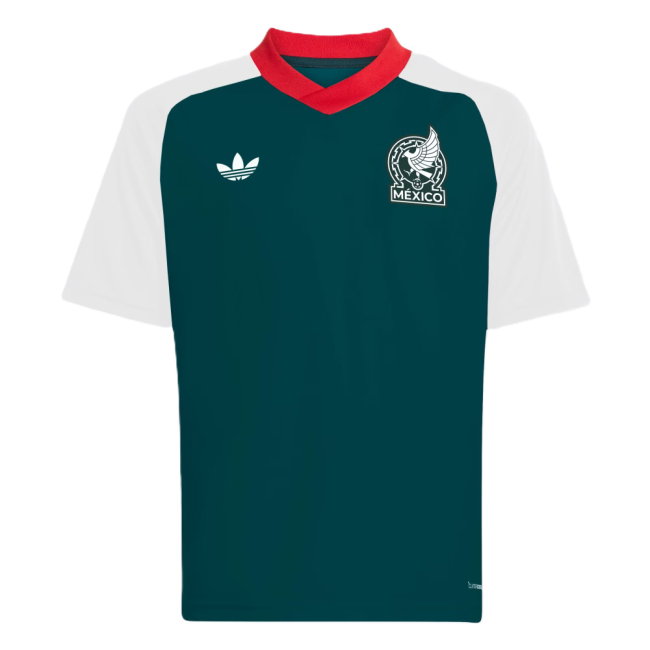 2026-2027 Mexico Away Pre-Match Shirt (White) - Kids-SoccerKits Hub | Buy Soccer Jerseys Online